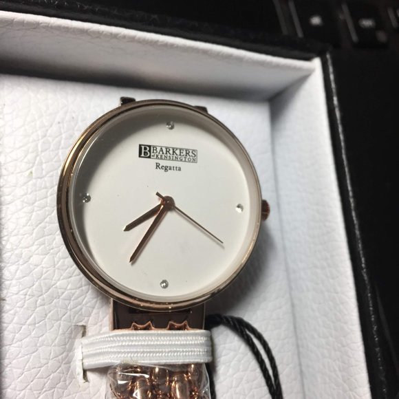 Barkers of Kensington Gold Regatta White Watch main image 8